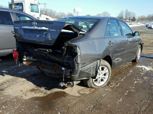 4T1BF32K34U578417 - 2004 TOYOTA CAMRY LE GRAY photo 4