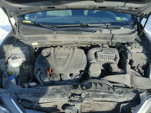 5NPEB4AC3BH149038 - 2011 HYUNDAI SONATA GLS GRAY photo 7