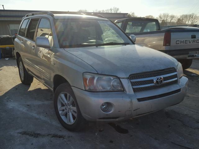 JTEDW21A660007297 - 2006 TOYOTA HIGHLANDER SILVER photo 1