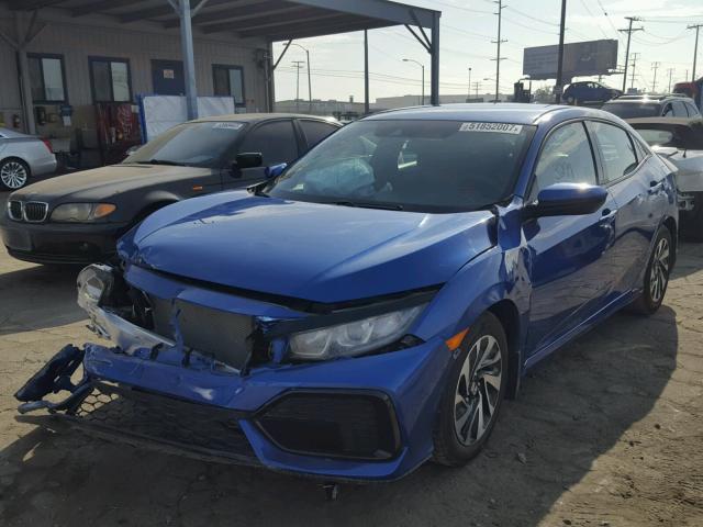 SHHFK7H35HU413250 - 2017 HONDA CIVIC LX BLUE photo 2