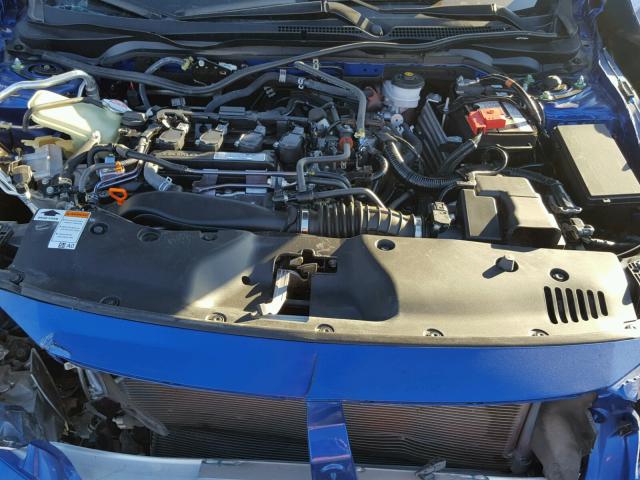 SHHFK7H35HU413250 - 2017 HONDA CIVIC LX BLUE photo 7