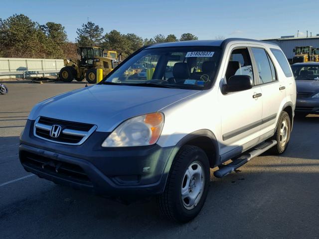 SHSRD78493U142082 - 2003 HONDA CR-V LX SILVER photo 2