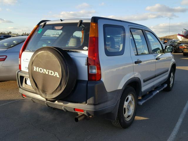 SHSRD78493U142082 - 2003 HONDA CR-V LX SILVER photo 4