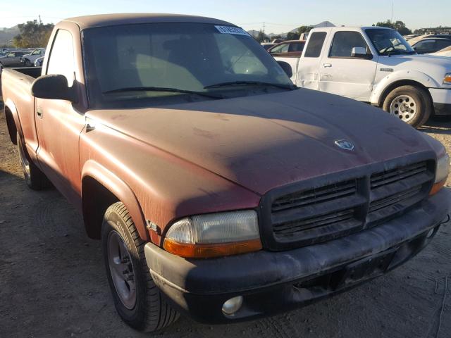 1B7FL26Y3XS260403 - 1999 DODGE DAKOTA RED photo 1