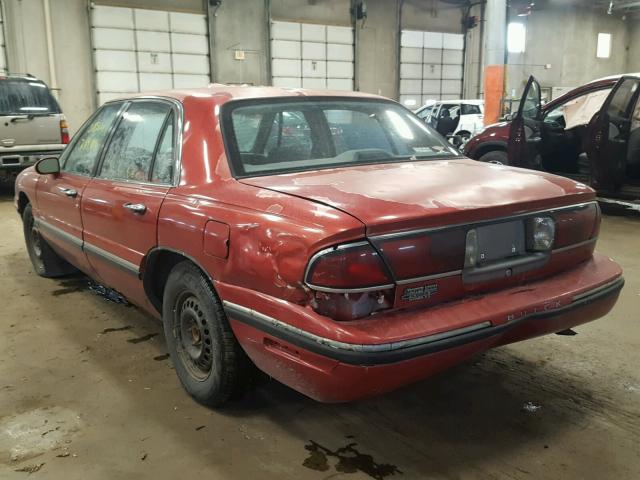 1G4HP52K4VH565253 - 1997 BUICK LESABRE CU RED photo 3