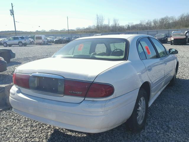 1G4HP52K944151309 - 2004 BUICK LESABRE CU WHITE photo 4