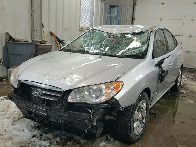 KMHDU46D97U134656 - 2007 HYUNDAI ELANTRA GL SILVER photo 2