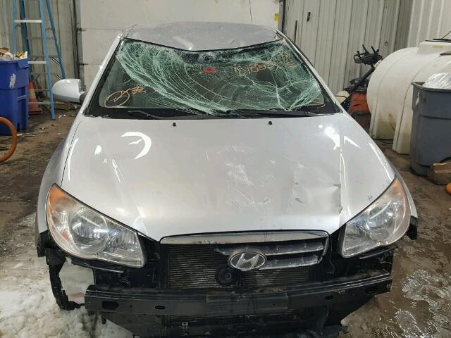 KMHDU46D97U134656 - 2007 HYUNDAI ELANTRA GL SILVER photo 9