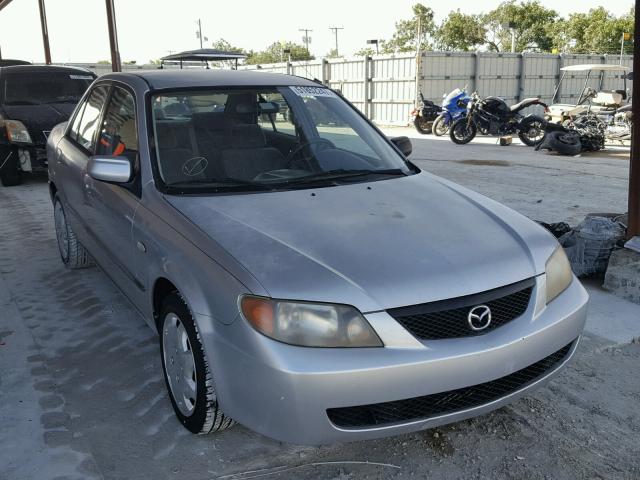 JM1BJ225421603279 - 2002 MAZDA PROTEGE DX SILVER photo 1