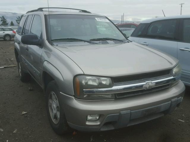 1GNDS13S922126340 - 2002 CHEVROLET TRAILBLAZE TAN photo 1