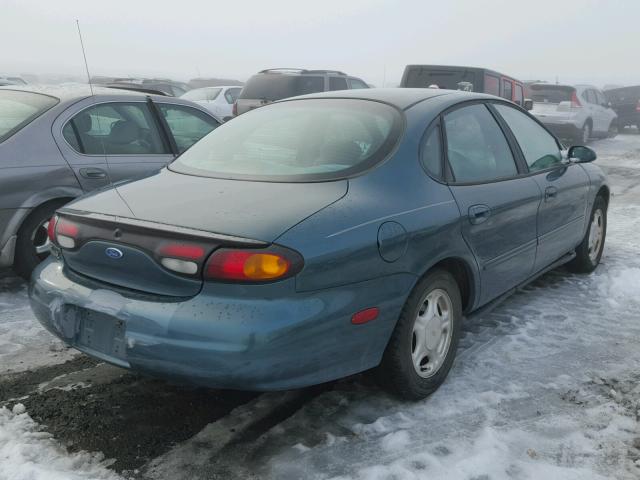 1FALP52U6VG263586 - 1997 FORD TAURUS GL GREEN photo 4