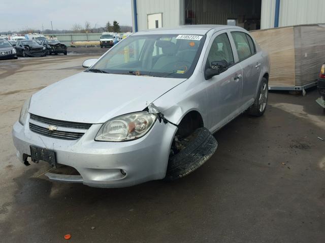 1G1AF5F58A7196855 - 2010 CHEVROLET COBALT 2LT SILVER photo 2