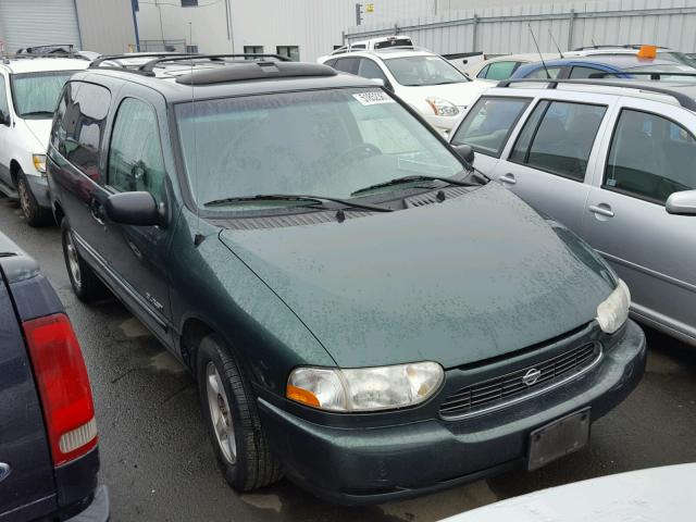 4N2XN11T9XD825520 - 1999 NISSAN QUEST SE GREEN photo 1