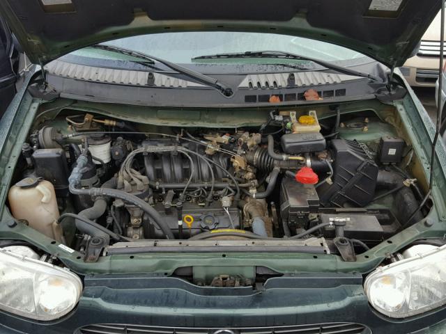 4N2XN11T9XD825520 - 1999 NISSAN QUEST SE GREEN photo 7