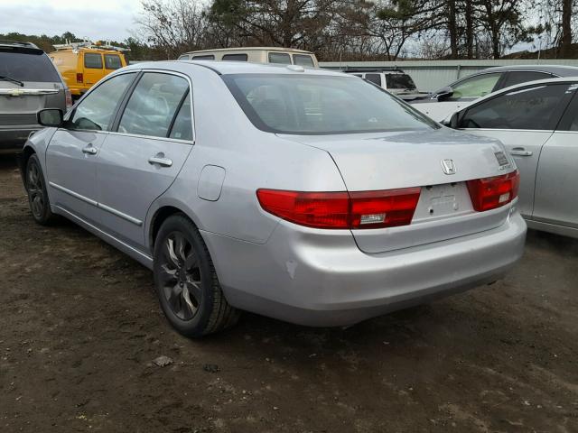 1HGCM66555A053688 - 2005 HONDA ACCORD EX SILVER photo 3