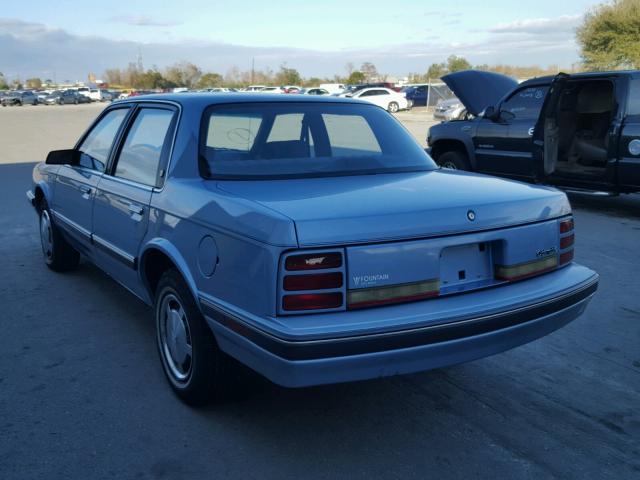 1G3AL54N7N6356075 - 1992 OLDSMOBILE CUTLASS CI 蓝色 照片 3