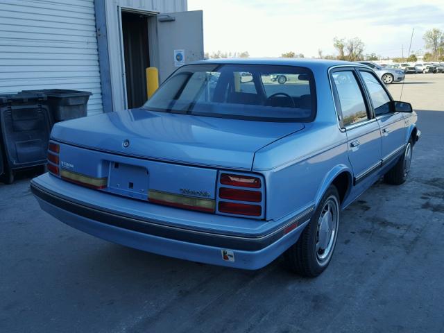 1G3AL54N7N6356075 - 1992 OLDSMOBILE CUTLASS CI BLUE photo 4