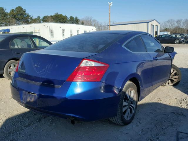 1HGCS12338A018889 - 2008 HONDA ACCORD LX- BLUE photo 4