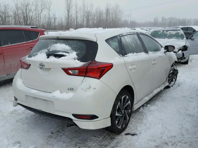 JTNKARJE5GJ513698 - 2016 TOYOTA SCION IM WHITE photo 4