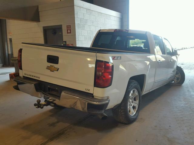 3GCUKSEC8EG131741 - 2014 CHEVROLET SILVERADO WHITE photo 4