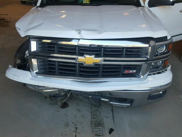 3GCUKSEC8EG131741 - 2014 CHEVROLET SILVERADO WHITE photo 7