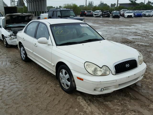 KMHWF25S34A063717 - 2004 HYUNDAI SONATA GL WHITE photo 1