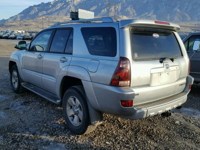 JTEBU17R840045535 - 2004 TOYOTA 4RUNNER LI SILVER photo 3