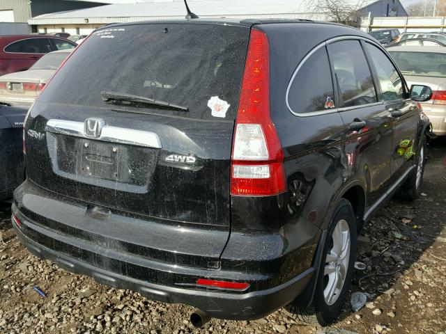 5J6RE4H53BL031416 - 2011 HONDA CR-V EX BLACK photo 4