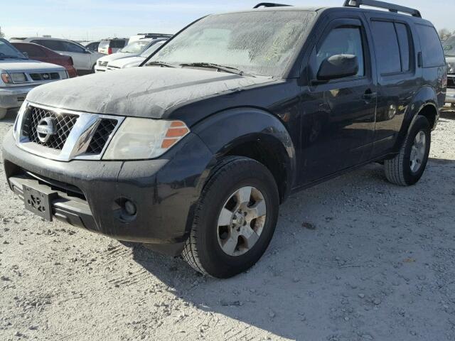 5N1AR18BX8C659537 - 2008 NISSAN PATHFINDER BLACK photo 2