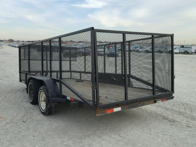 B1LL0FSALE5185309 - 1995 UTILITY TRAILER BLACK photo 3