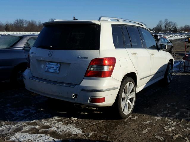 WDCGG8HB7BF690810 - 2011 MERCEDES-BENZ GLK 350 4M WHITE photo 4