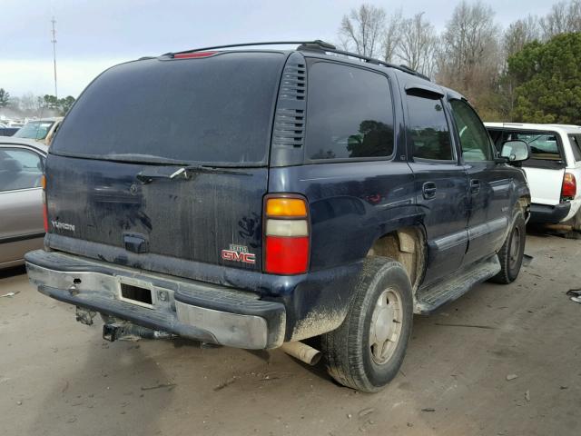 1GKEK13Z84R116472 - 2004 GMC YUKON BLUE photo 4