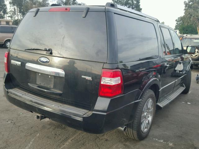 1FMFK19528LA10916 - 2008 FORD EXPEDITION BLACK photo 4