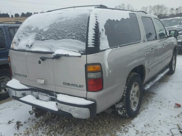 1GNFK16Z04J190258 - 2004 CHEVROLET SUBURBAN K SILVER photo 4