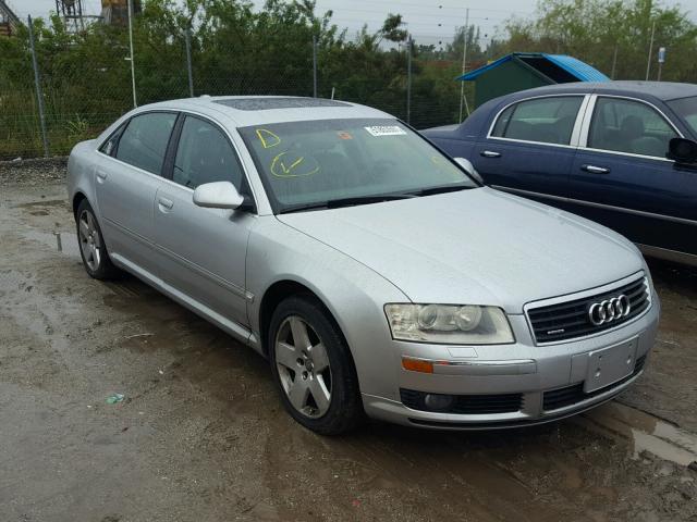 WAUML44E94N014085 - 2004 AUDI A8 L QUATT SILVER photo 1