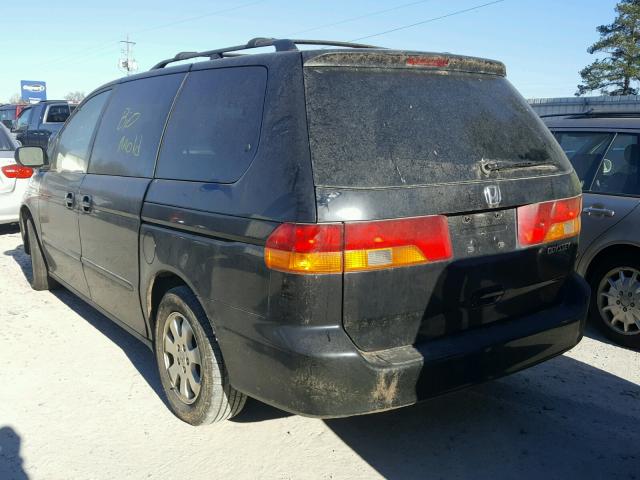 5FNRL18004B027439 - 2004 HONDA ODYSSEY EX BLACK photo 3