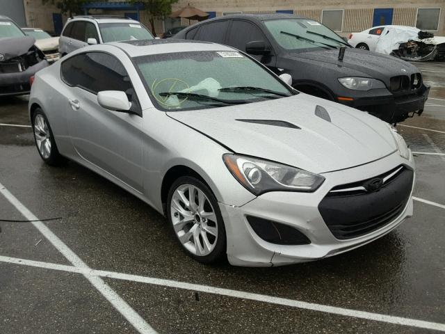 KMHHT6KD6DU105584 - 2013 HYUNDAI GENESIS CO SILVER photo 1