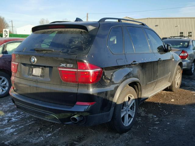 5UXZV4C56BL411944 - 2011 BMW X5 XDRIVE3 BLACK photo 4