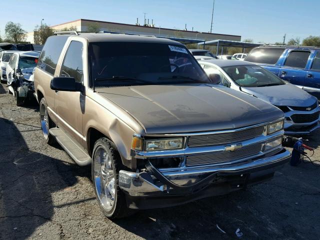 3GNEC18R7TG121329 - 1996 CHEVROLET TAHOE C150 GOLD photo 1