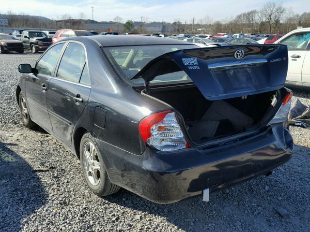 4T1BE32K83U158685 - 2003 TOYOTA CAMRY LE BLACK photo 3