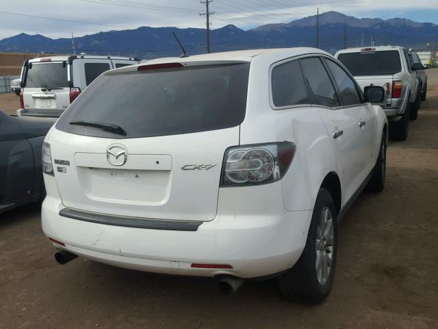 JM3ER29L780207394 - 2008 MAZDA CX-7 WHITE photo 4