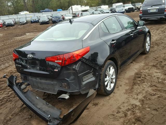 5XXGM4A77DG138046 - 2013 KIA OPTIMA LX BLACK photo 4