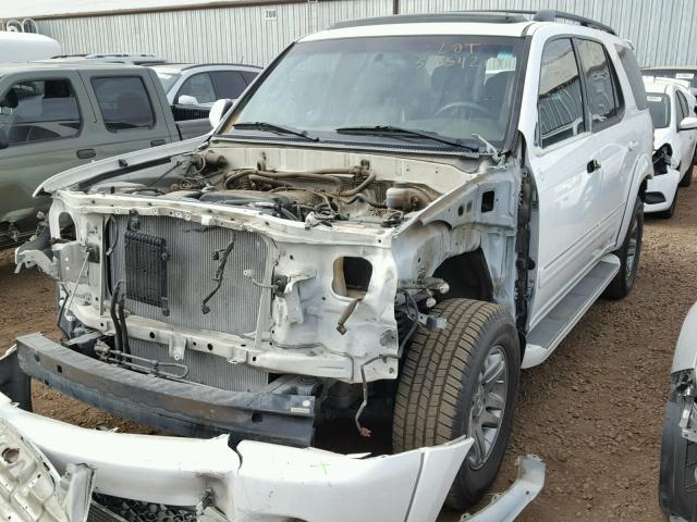 5TDBT48AX3S170310 - 2003 TOYOTA SEQUOIA LI WHITE photo 2