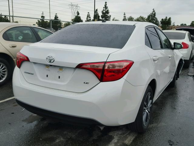 5YFBURHE4HP603102 - 2017 TOYOTA COROLLA L WHITE photo 4