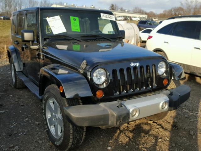 1C4HJWEGXCL123042 - 2012 JEEP WRANGLER U BLACK photo 1