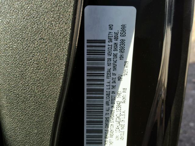 1C4HJWEGXCL123042 - 2012 JEEP WRANGLER U BLACK photo 10