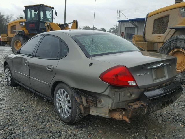 1FAFP52U72A158454 - 2002 FORD TAURUS LX GRAY photo 3