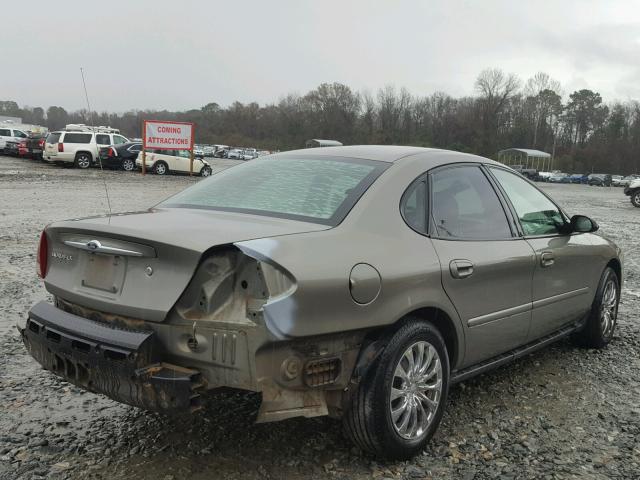 1FAFP52U72A158454 - 2002 FORD TAURUS LX GRAY photo 4