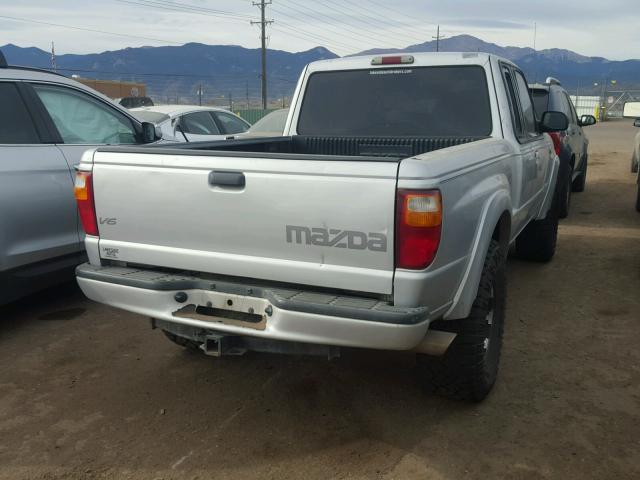 4F4ZR47E23TM04420 - 2003 MAZDA B4000 CAB SILVER photo 4