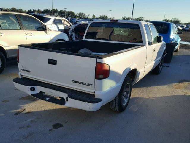 1GCCS19WX18205204 - 2001 CHEVROLET S TRUCK S1 WHITE photo 4